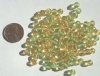 100 5mm Two Tone Green Yellow Bumpy
